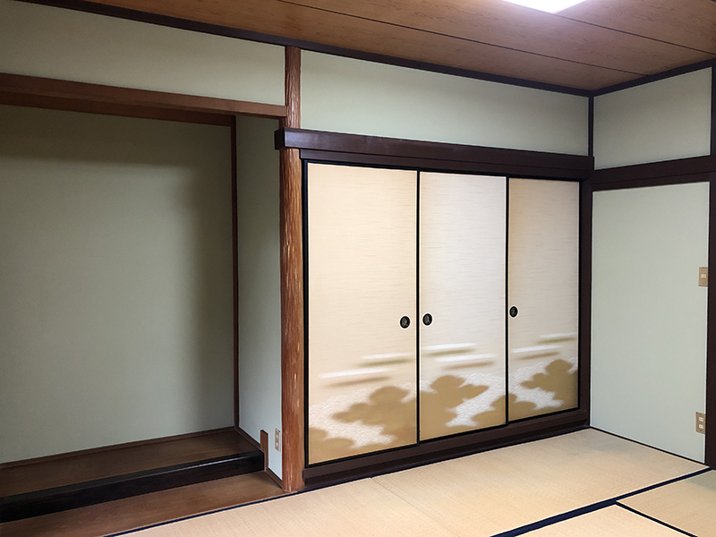 可愛いお孫さんが安心して遊べる和室に！
